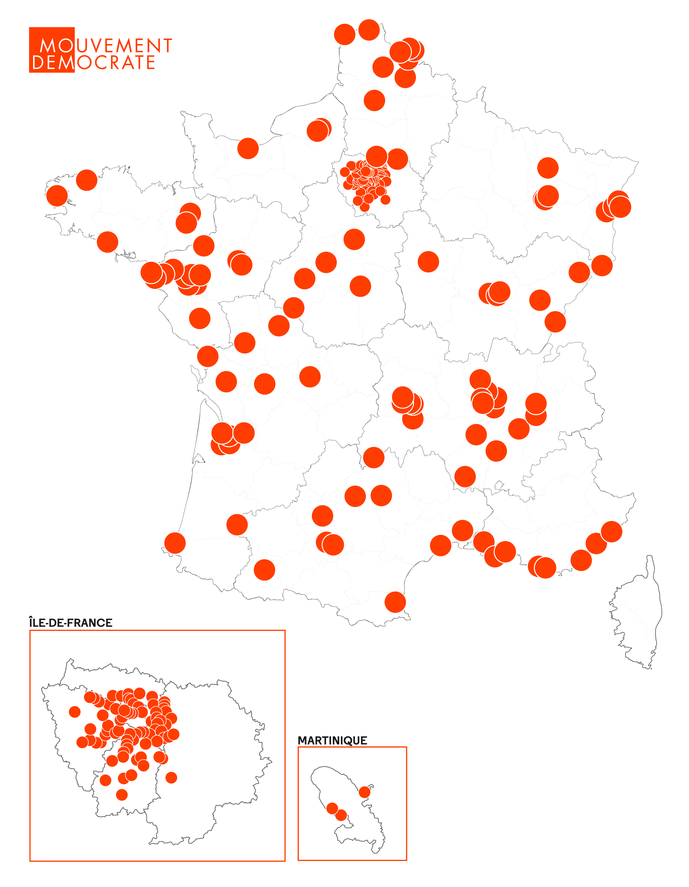 Cartographie chefs de file - Municipales 2020