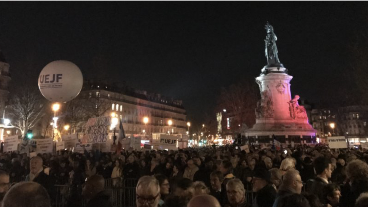 non à l'antisémitisme !