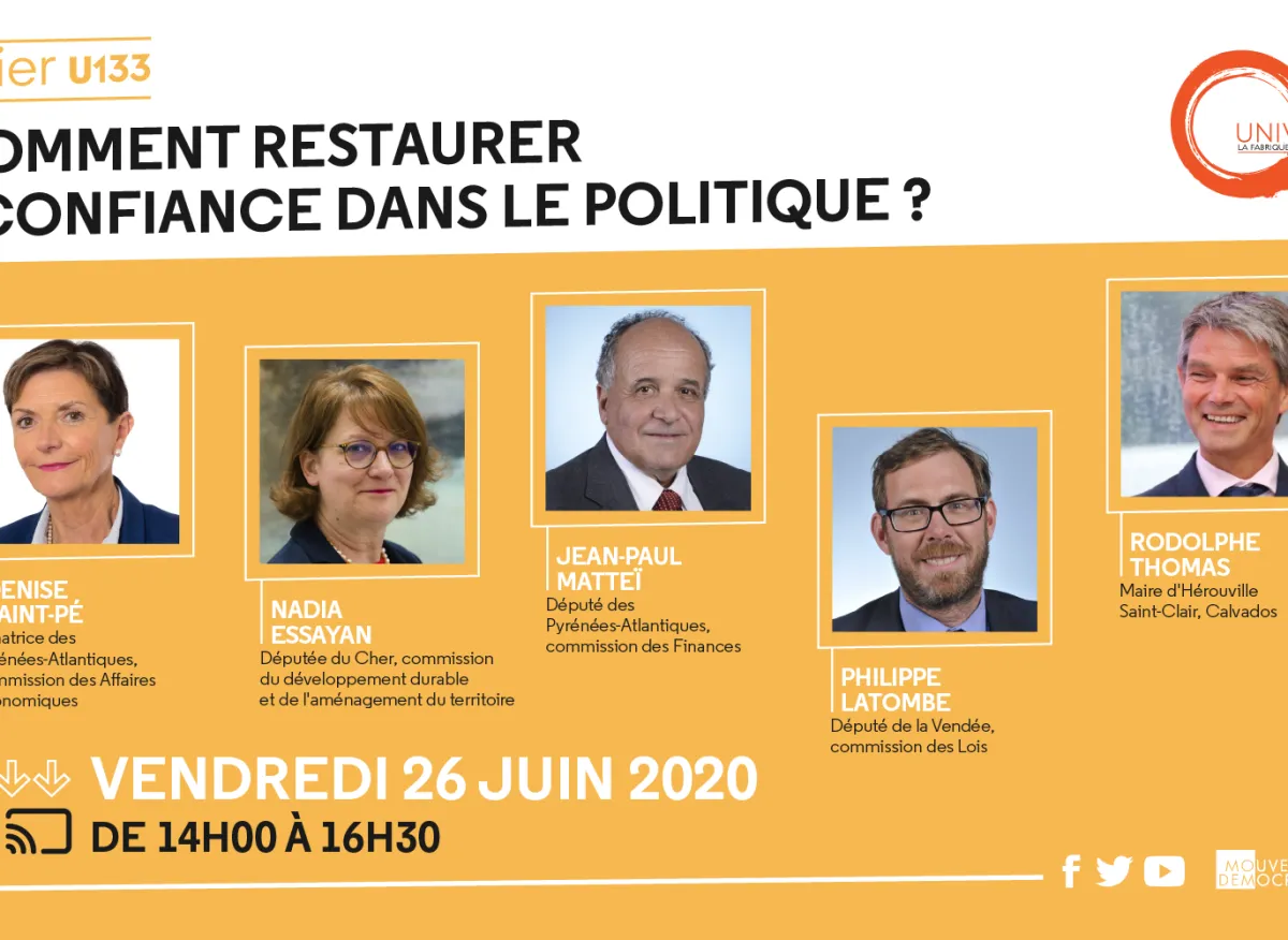 Atelier U133 - 26 juin 2020