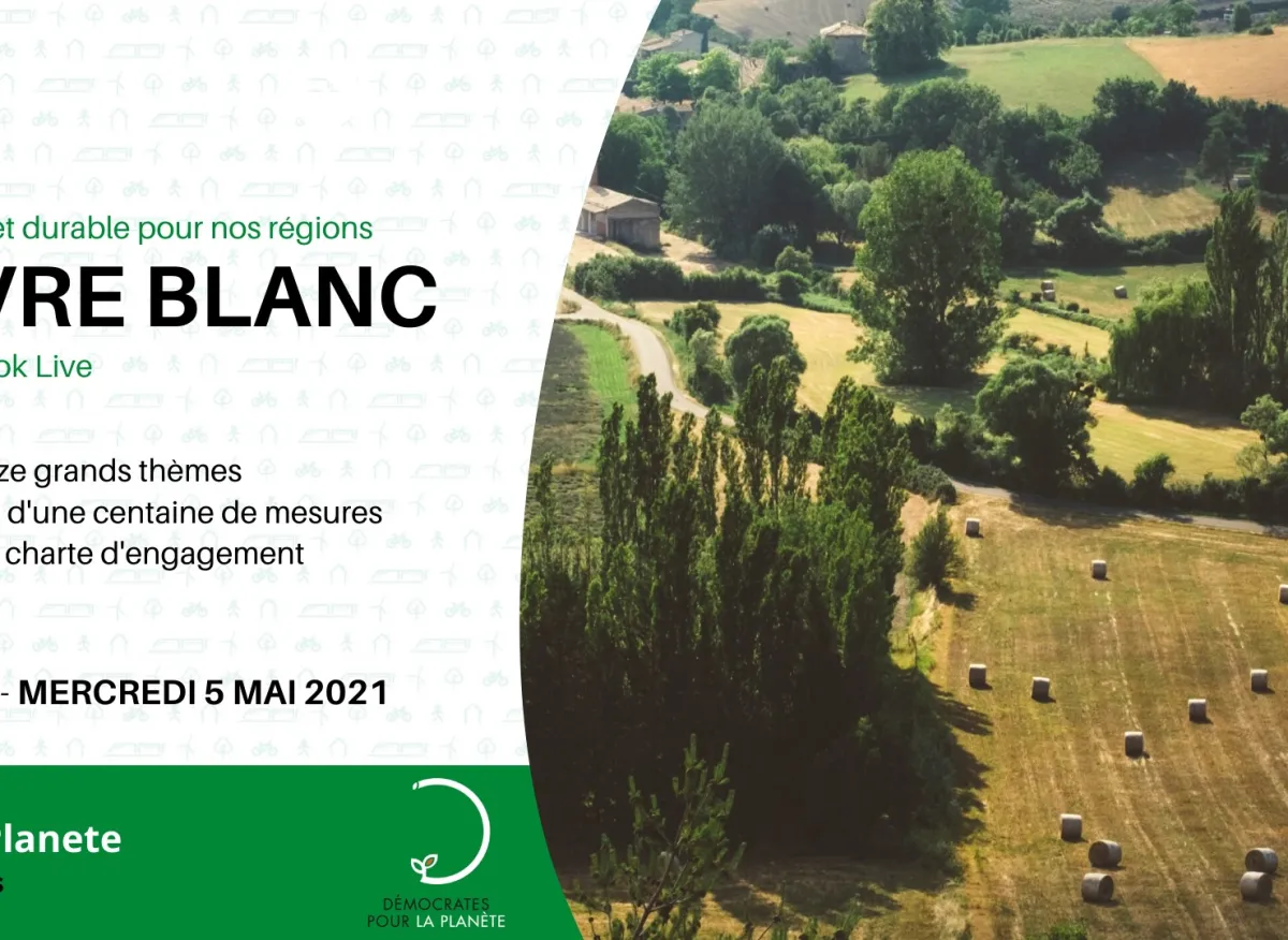 Livre blanc : un projet durable pour nos régions 