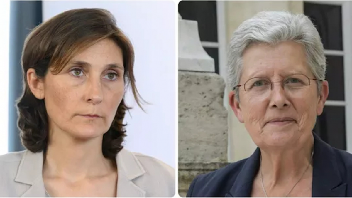 Amélie Oudéa-Castéra et Geneviève Darrieussecq
