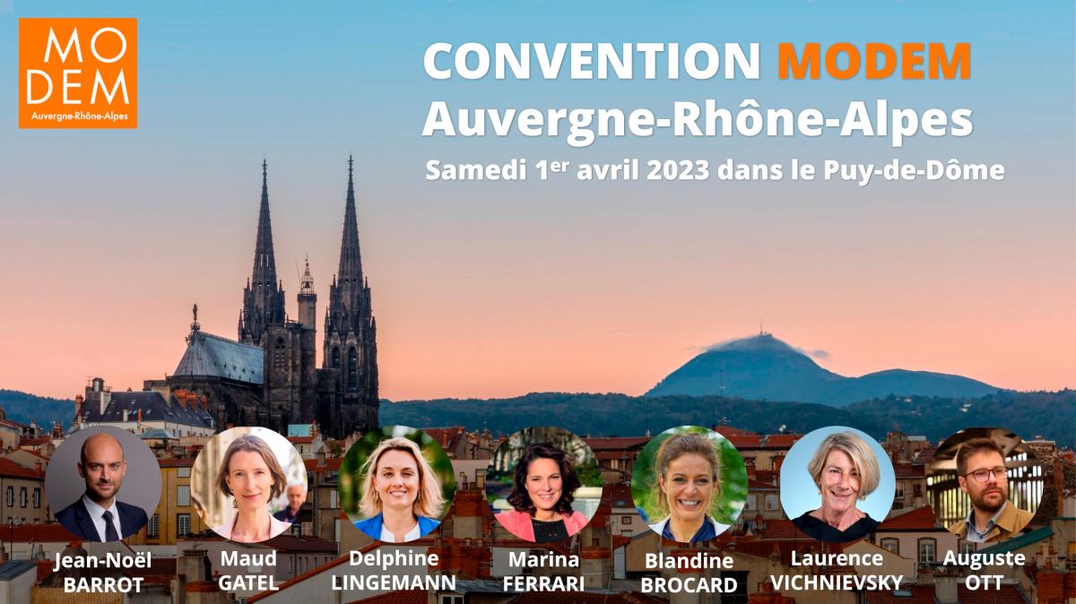 Convention Régionale MoDem Auvergne-Rhone-Alpes