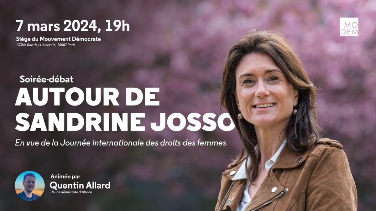 Sandrine_Josso-SJ Soirée droits des femmes