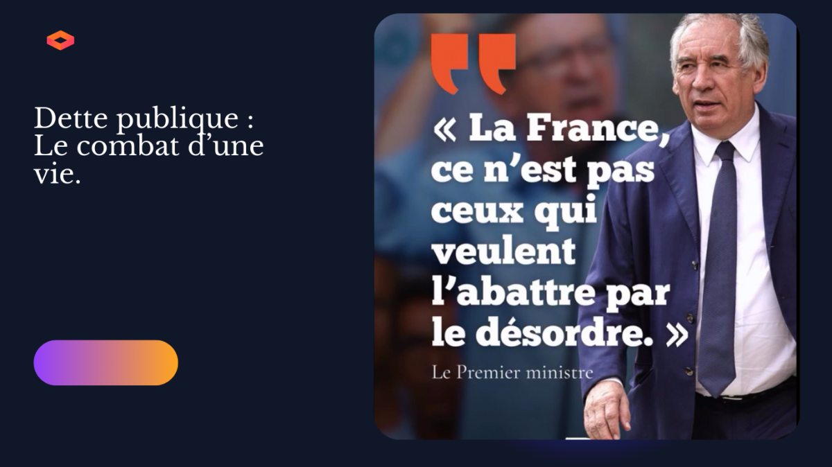 FRANCOIS BAYROU DETTE PUBLIQUE 