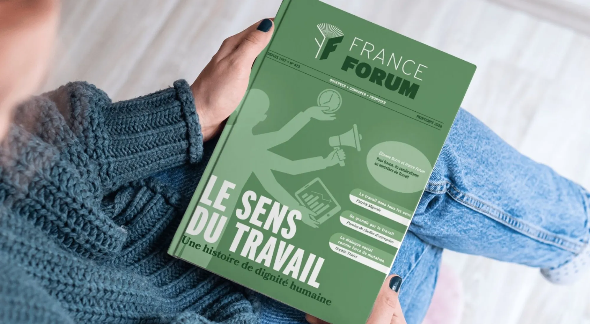 Nouveau numéro de France Forum : le sens du travail